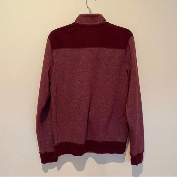 Aeropostale Mens Marled 1/4 Zip Fleece Jacket - Picture 2 of 5